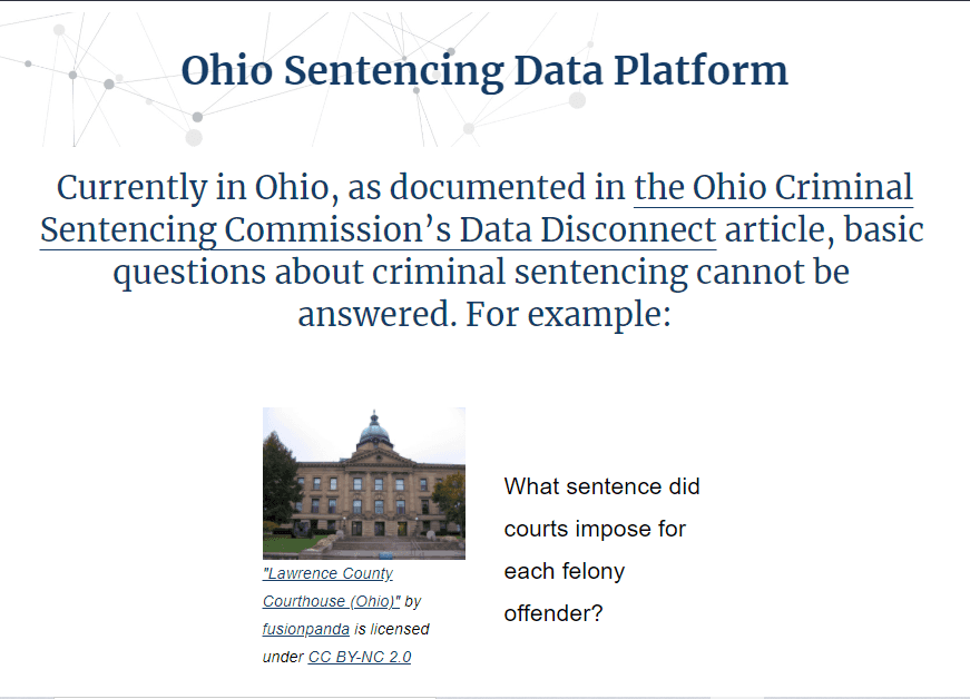 Ohio Sentencing Data Platform